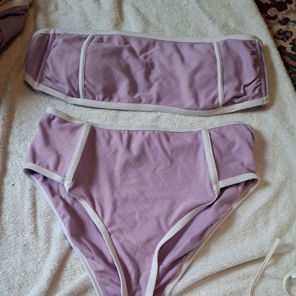 Kona Sol Lavender Bikini Set NWOT (Swi011)